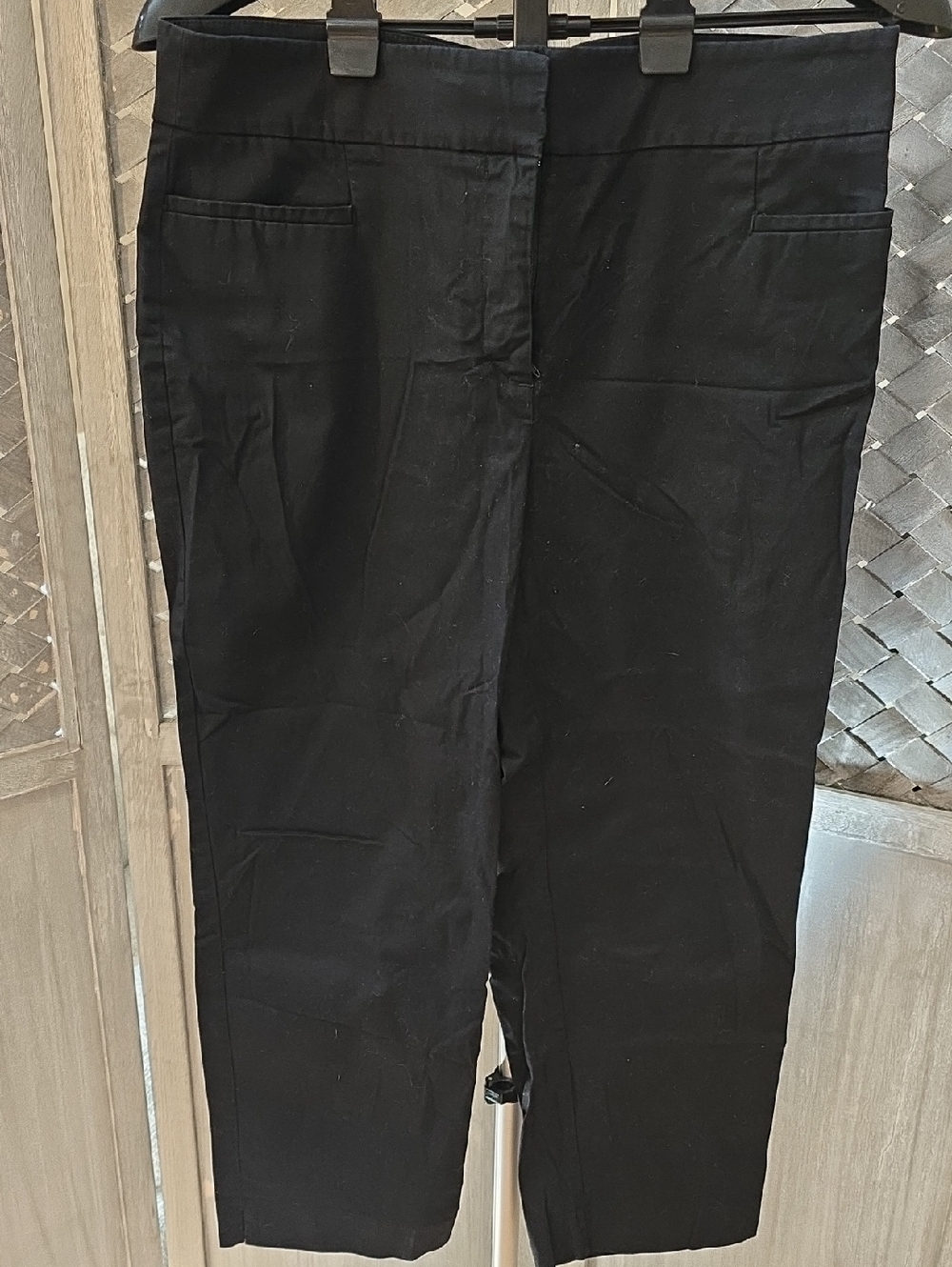 Ann Taylor Black Cropped Dress Pants Size 10